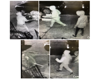 Security camera images of the teenagers who robbed and assaulted a 23-year-old woman in Ridgewood on Feb. 8.