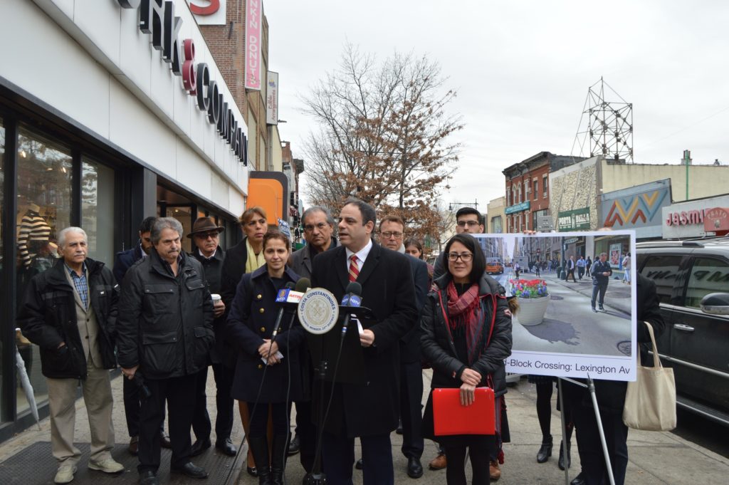 Steinway Street will receive midblock crosswalks to make it easier for