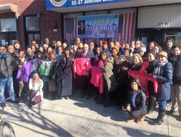 Peralta’s annual coat drive distributes more than 1,600 jackets to people in need