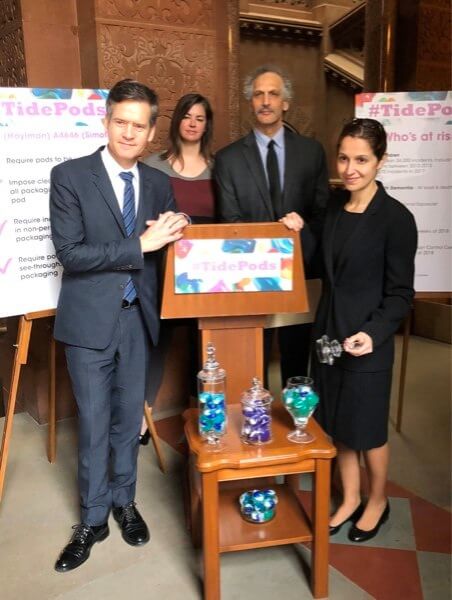 Simotas seeks safer packaging for toxic laundry pods