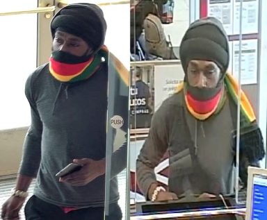 The robber behind two attempted bank heists in Long Island City on Feb. 28.