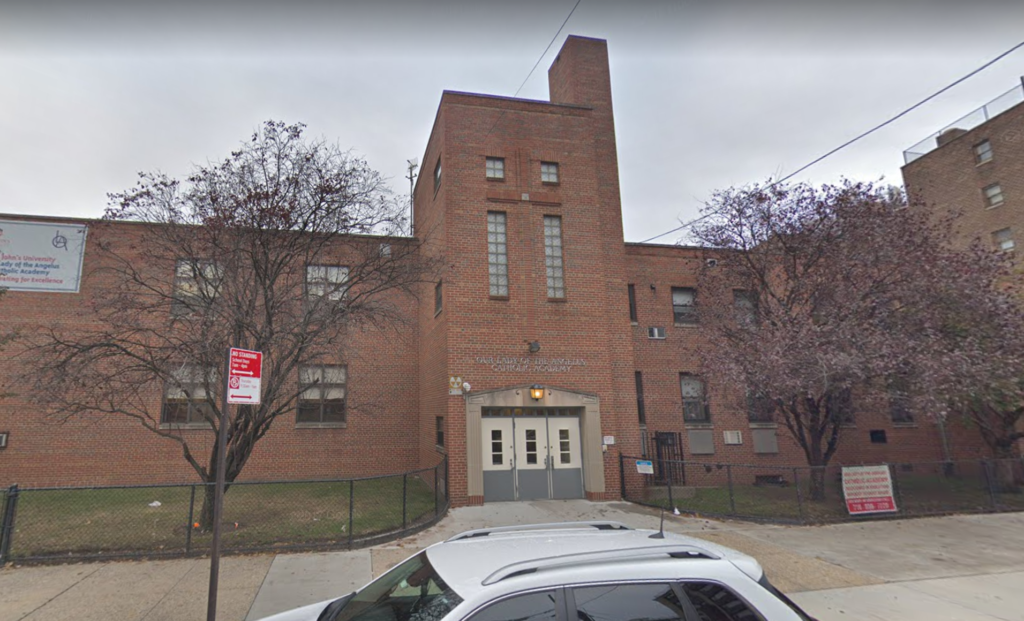 Our Lady of the Angelus Catholic Academy in Rego Park.