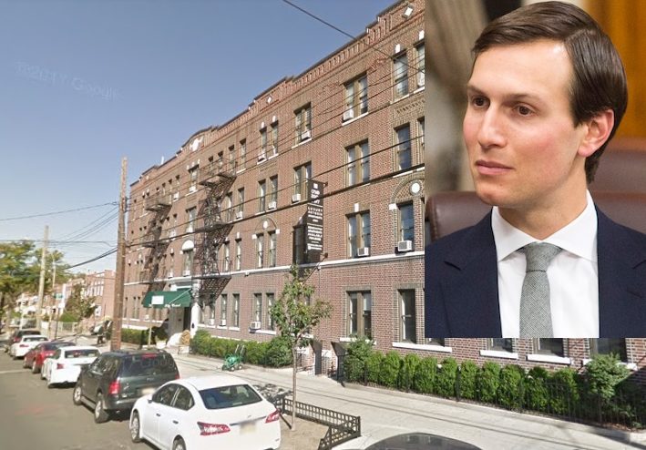 An AP report found that real estate company owned by Jared Kushner (inset) lied about how many rent-regulated apartments it owned in Astoria.
