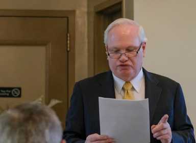 Avella speaks with business leaders at BBA town hall