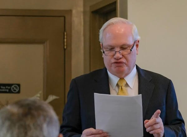 Avella speaks with business leaders at BBA town hall