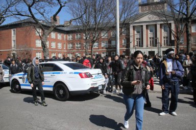 Student arrested in gun threat hoax at Forest Hills High School: NYPD