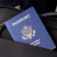 Passport in luggage