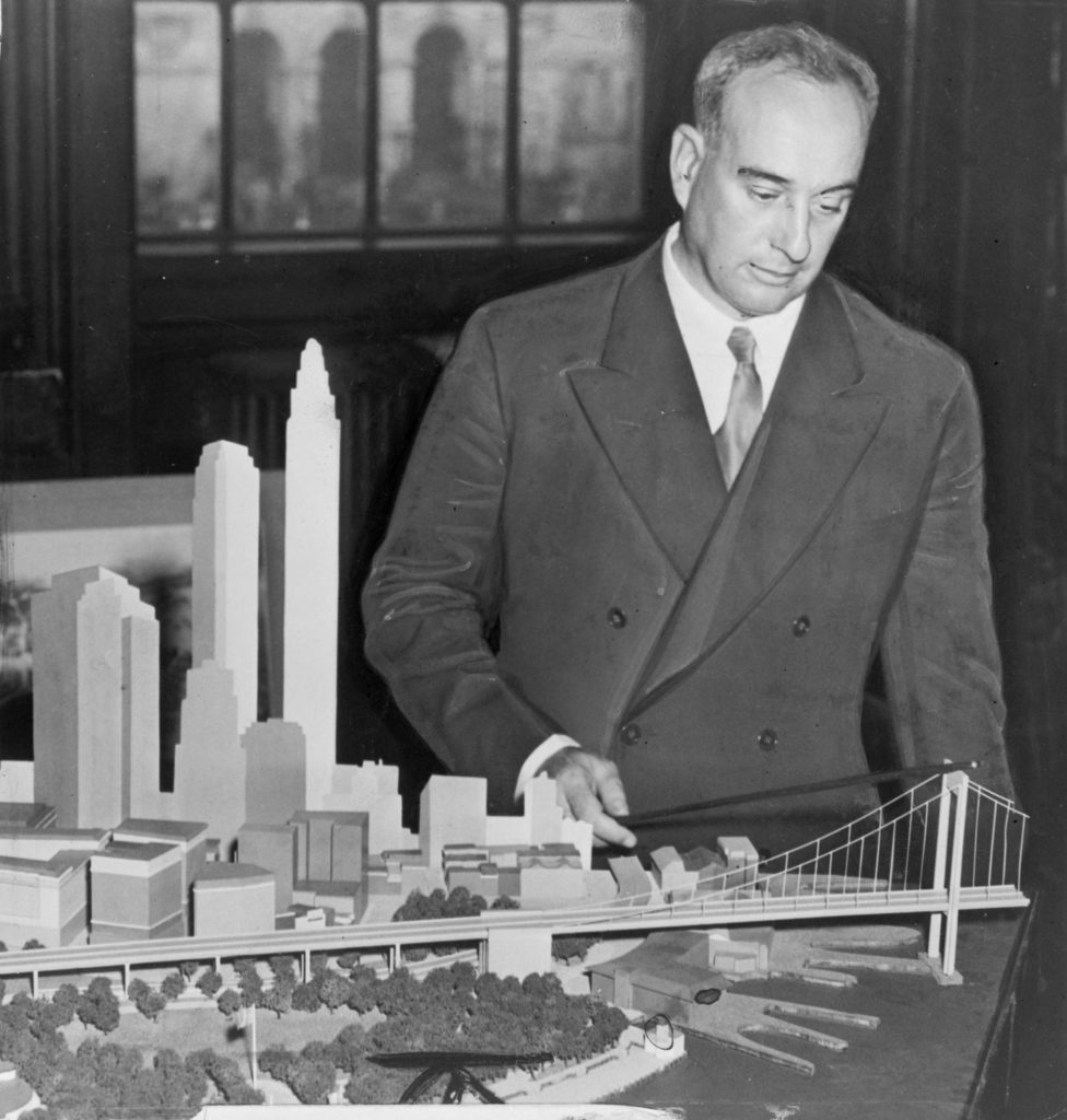 Robert Moses built 627 miles of highways in his 44 years of city and state government, but did very little to improve public transportation. (photo via Wikimedia Commons)