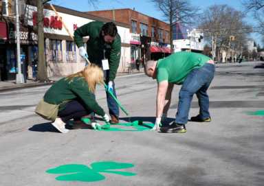 Photos: Bayside hosts first-ever St. Pat’s parade