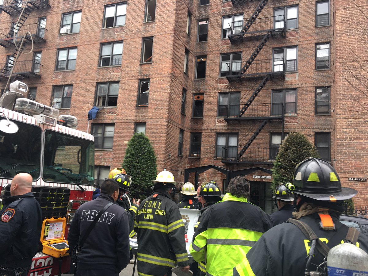 Flushing fire