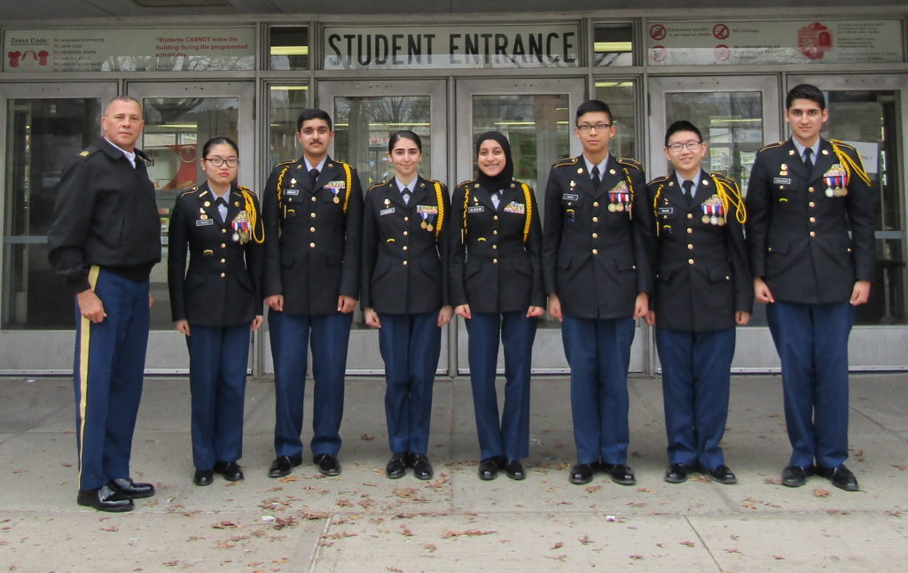 Teams from high school in Fresh Meadows compete for worldwide JROTC