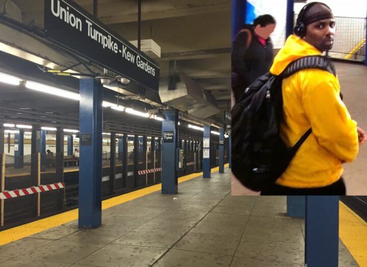 The suspect behind an April 21 assault at the Union Turnpike-Kew Gardens subway station.