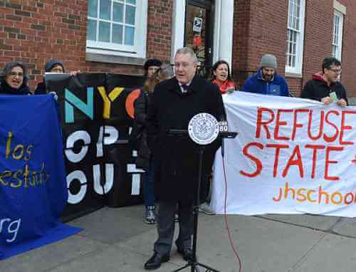 Dromm urges DOE to inform parents of right to opt out of state exams