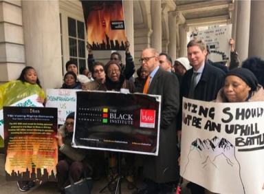 LeFrak City tenants rally against Board of Elections’ appeal of voting rights ruling
