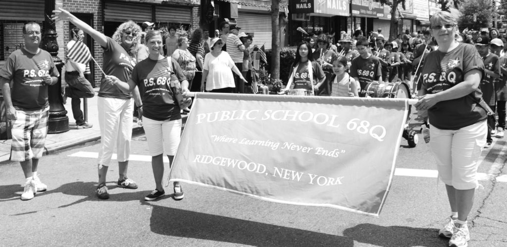 The P.S. 68 contingent at the 2011 Memorial Day Parade