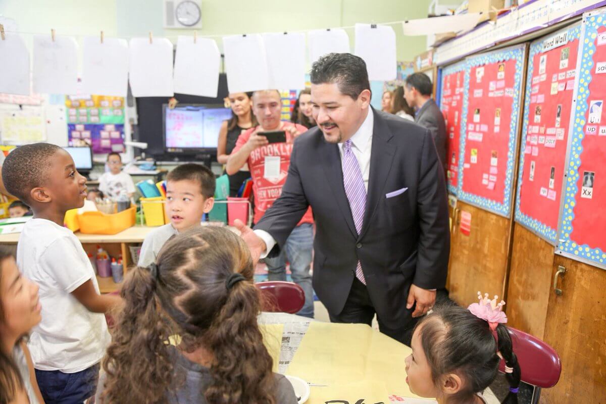 Schools Chancellor Richard Carranza