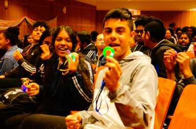 Students and Friendship Lights