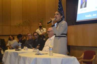 Alexandria Ocasio-Cortez has an early lead on incumbent Congressman Joe Crowley in the June 26 primary.