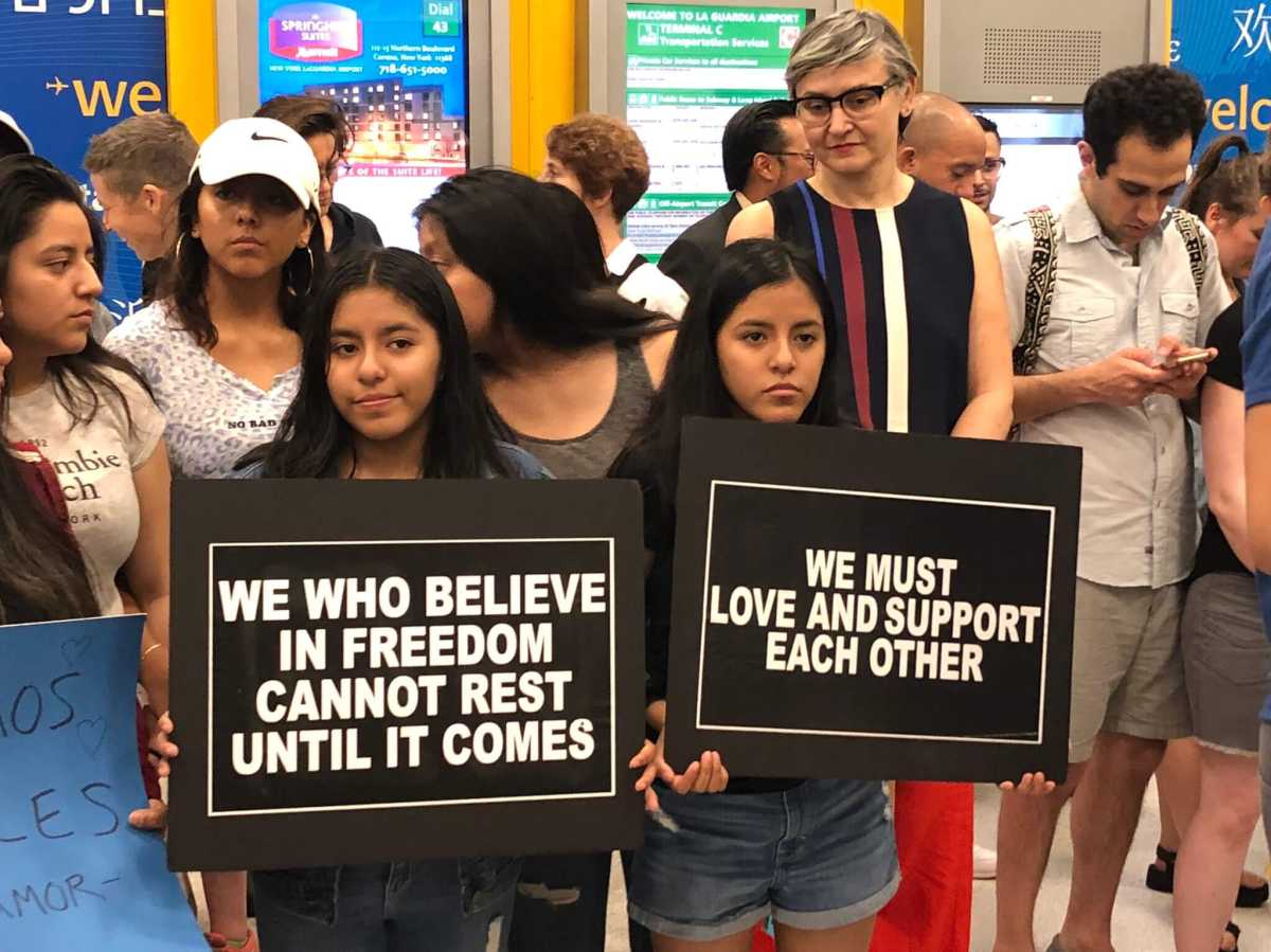 LaGuardiaProtest