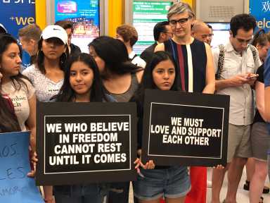 LaGuardiaProtest