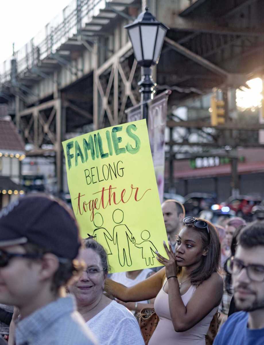 Hundreds rally against separation of immigrant children from their families