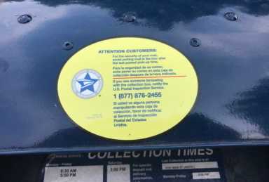mail warning
