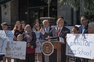 Vallone, DiNapoli call for passage of school safety bills