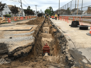 sewer work