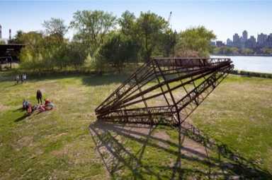 Transforming junk to art at Socrates Sculpture Park