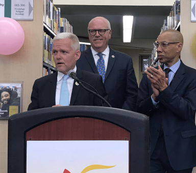 van bramer library announcement
