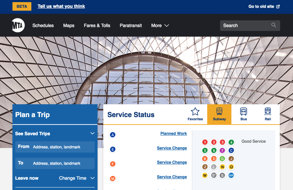 mta.org trip planner