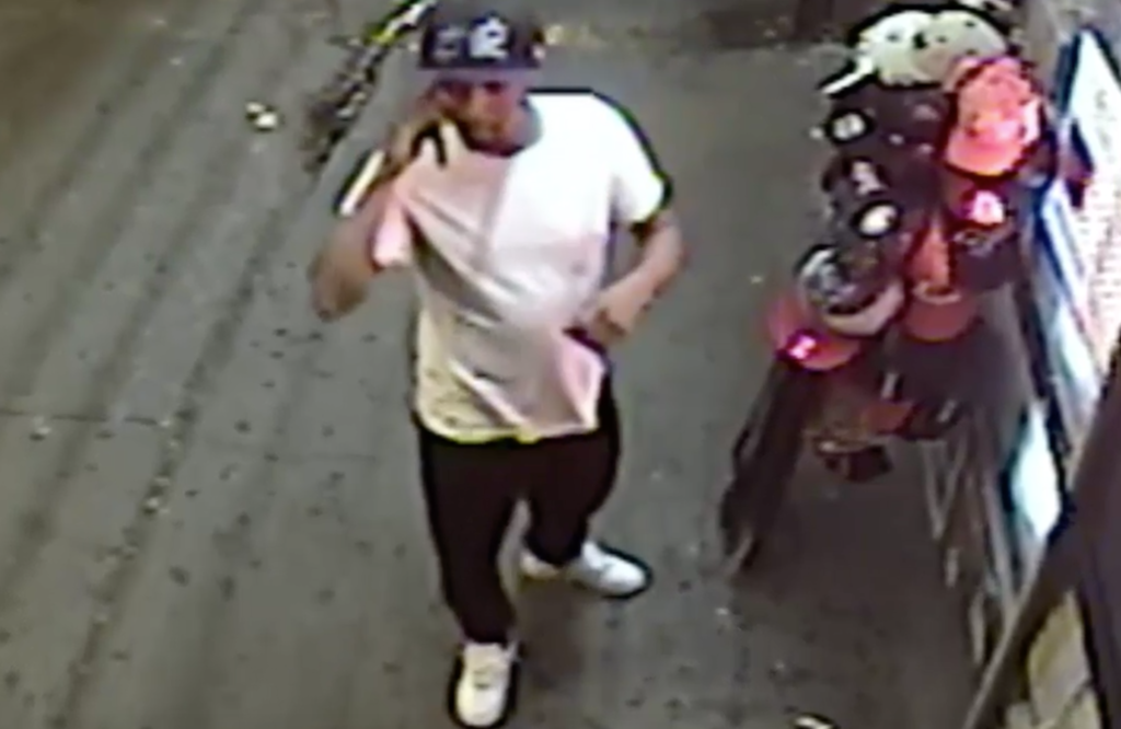 The suspect wanted for a series of street robberies in South Richmond Hill.