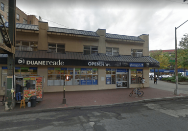 A man was found fatally shot in front of this Duane Reade pharmacy on Roosevelt Avenue in Woodside on July 10.