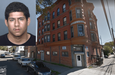 Police have identified a man in connection with the July 20 stabbing outside this building on 93rd Street in Ozone Park.