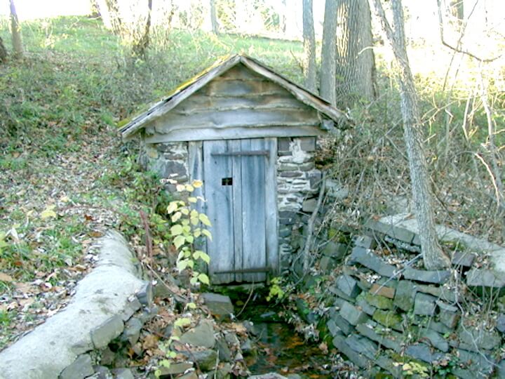 Spring houses, like this one in Pennsylvania, were a common sight around Queens before the borough had a network of underground pipes hooked to reservoirs providing clean water to residents.