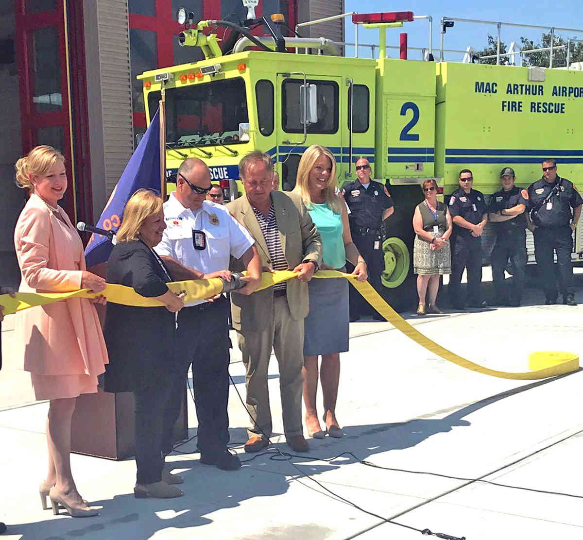 MacArthur Airport opens new fire rescue building