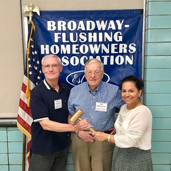 Broadway-Flushing Homeowners’ Association welcomes new president