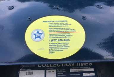 mail warning