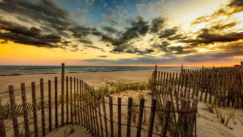 The beautiful beaches of Westhampton