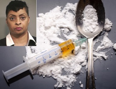 Retired NYPD Narcotics Detective Karan Smith (inset) pleaded guilty on July 9 to her participation in a multimillion-dollar heroin distribution ring.