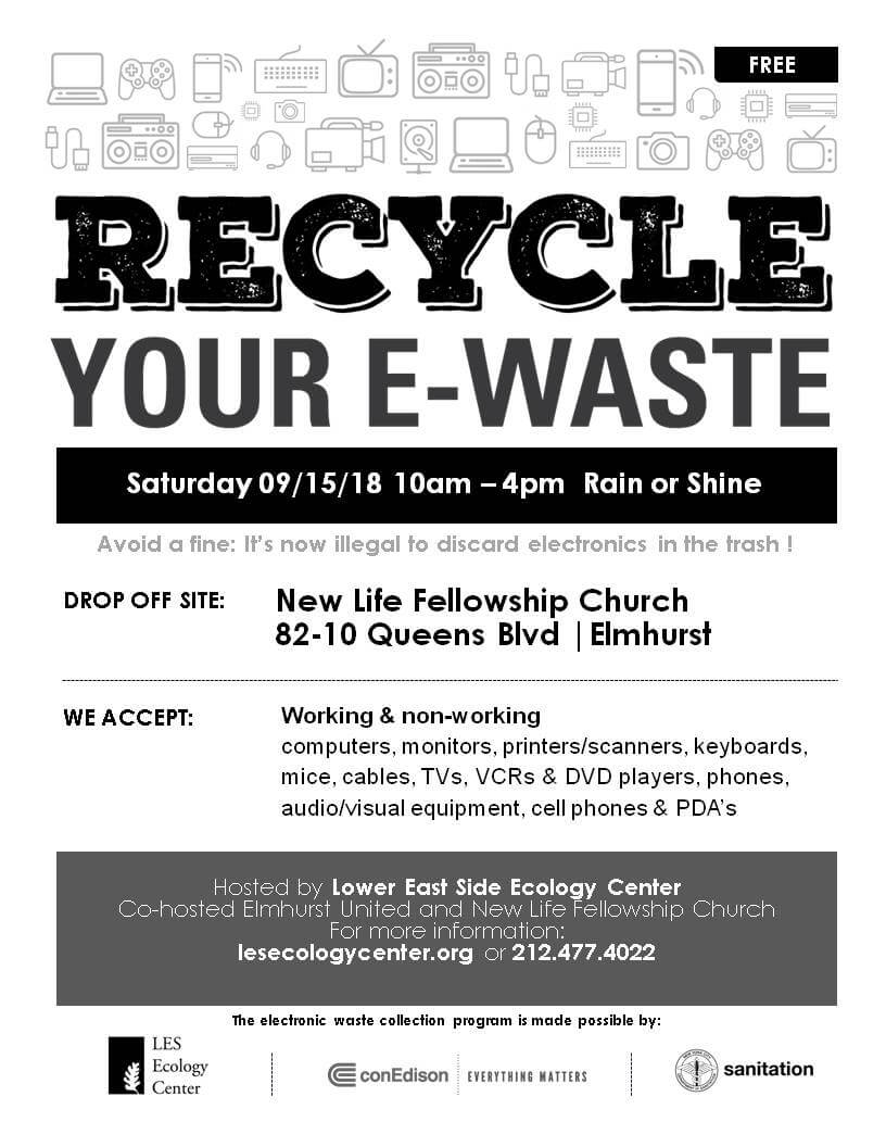 Electronic Waste Recycling Event