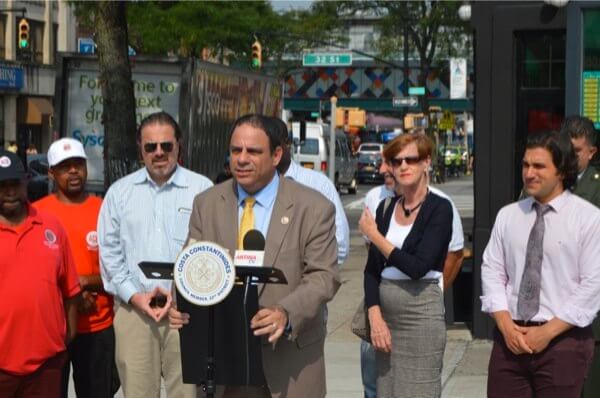 Constantinides brings funding to clean up Astoria streets
