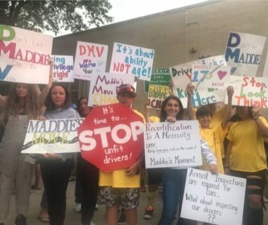 Protesters call on DMV to change senior driver’s license renewal policies