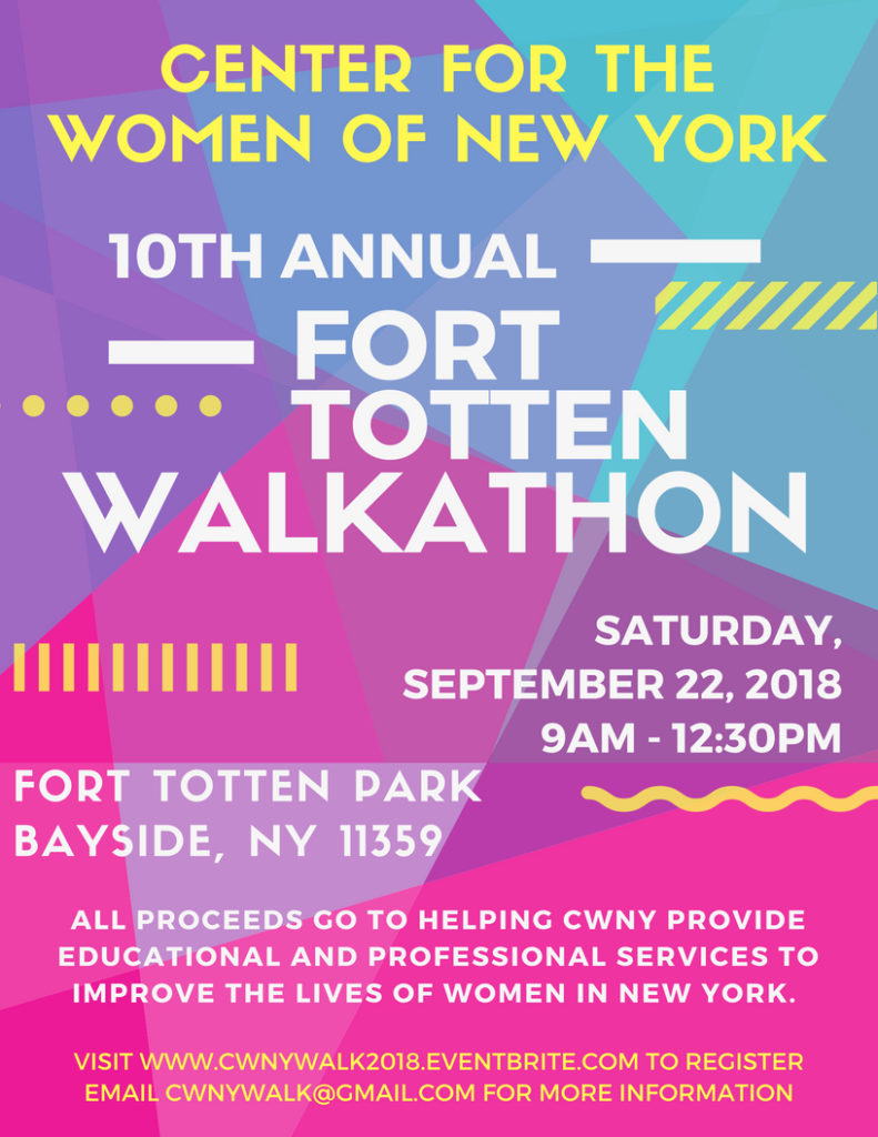 2018 CWNY Walkathon Flyer