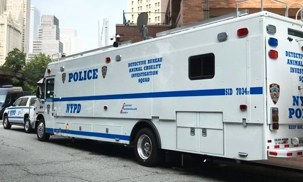 NYPD, ASPCA unveil new mobile command post for animal cruelty investigation squad