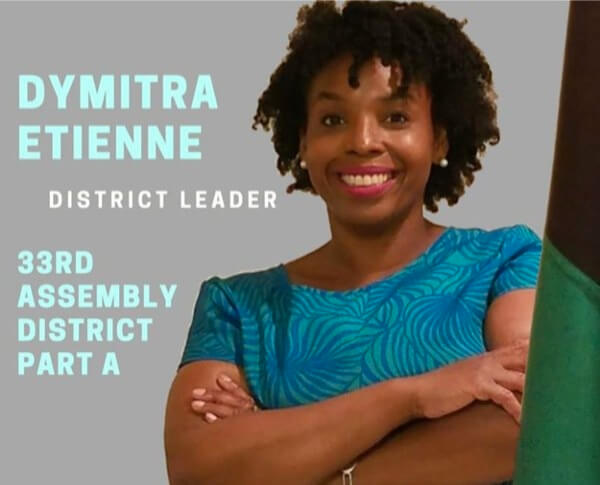 Dymitra Etienne vies for Democratic district leader position