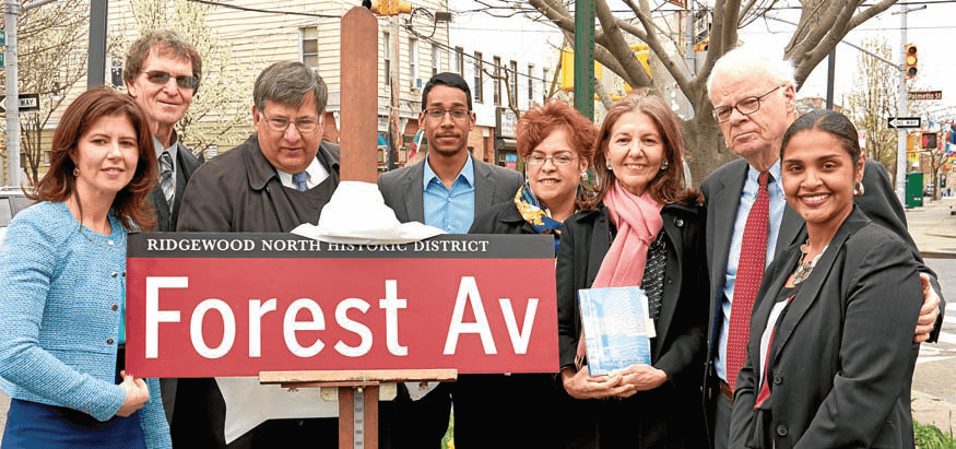 Elected officials and civic leaders marked the creation of the Ridgewood North Historic District in 2013