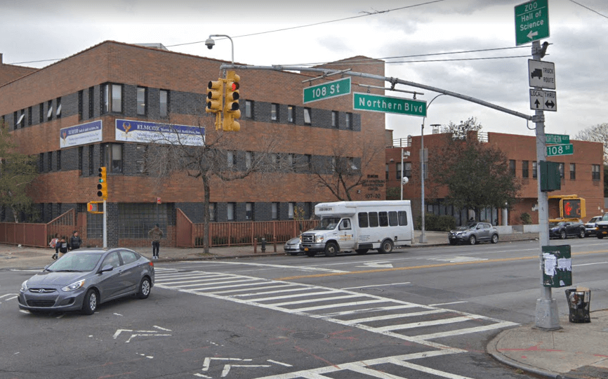 The intersection of Northern Boulevard and 108th Street in Corona.