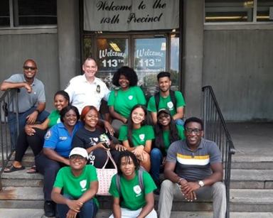 113th Precinct shows PAL youth how cops work