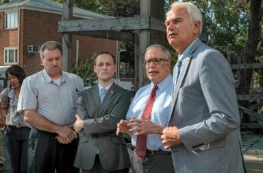 Electeds call for expedited sewer work in Middle Village